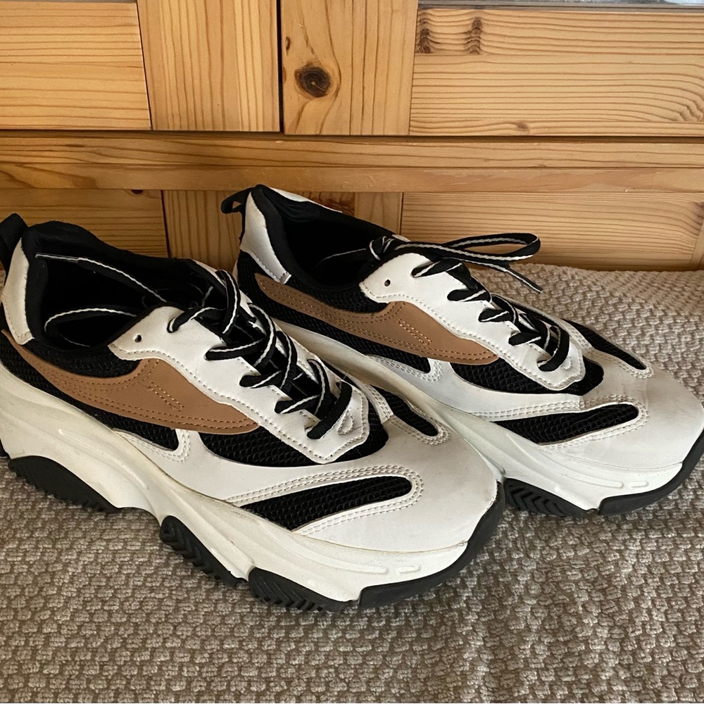 Torrid Women's Sneakers in White, Black, and Brown